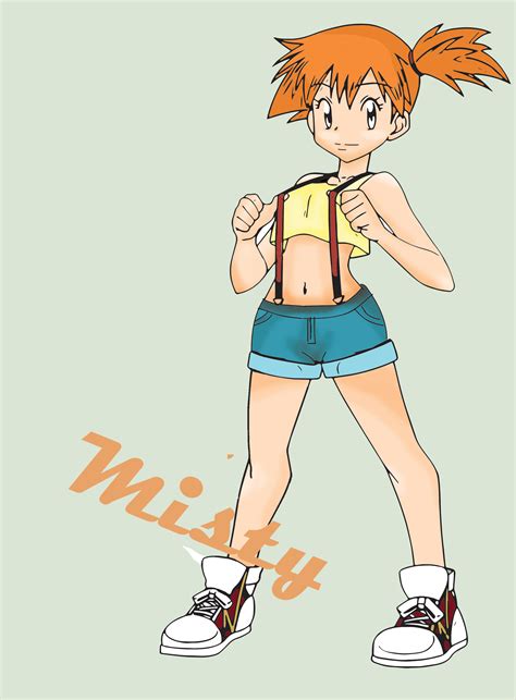 misty pokemon fan art